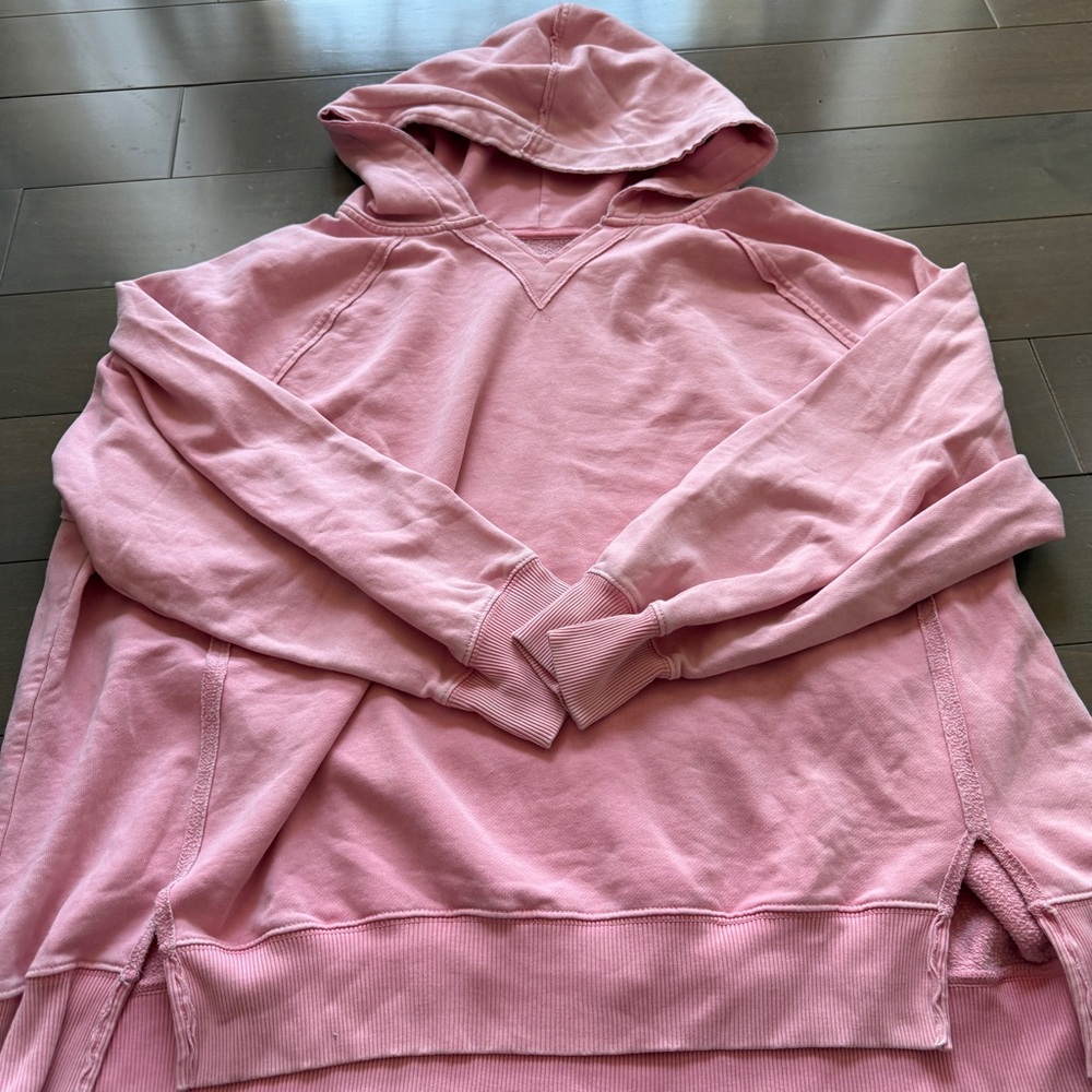 American Eagle Outfitters Seriously Lived in Bubble Gum Pink Hoodie
